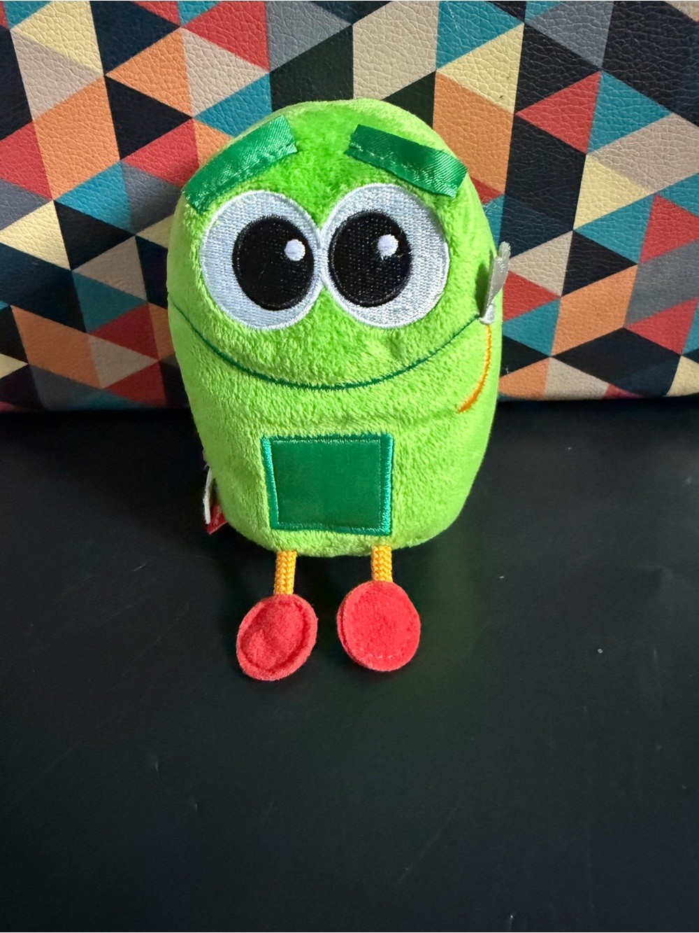 Fisher Price Story Bots Talking Plush Stuffed Animal Toy Green Robot Works